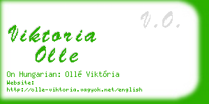 viktoria olle business card