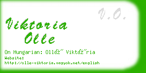 viktoria olle business card